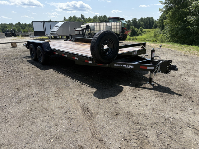 2026 SOUTHLAND 7X18 Lowpro 11.4K Equipment Trailer W/Slide-In Ram in Turner, ME