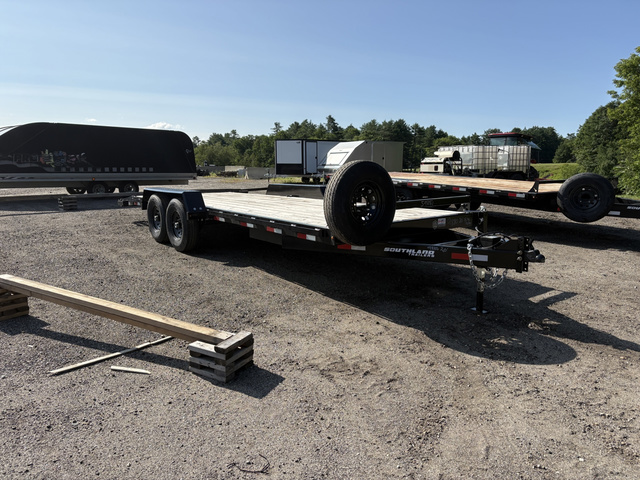 2026 SOUTHLAND 7X20 Lowpro 15.4K Equipment Trailer W/Slide In Ram in Turner, ME