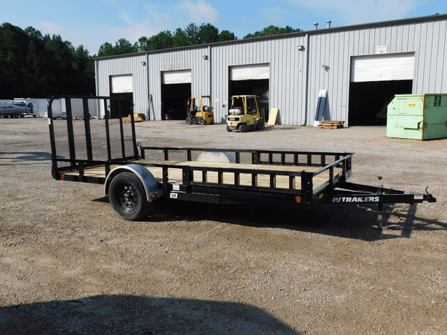 2027 PJ TRAILERS PJ Trailers 83"X14" With Rear Gate And Side Mount in Hope Mills, NC