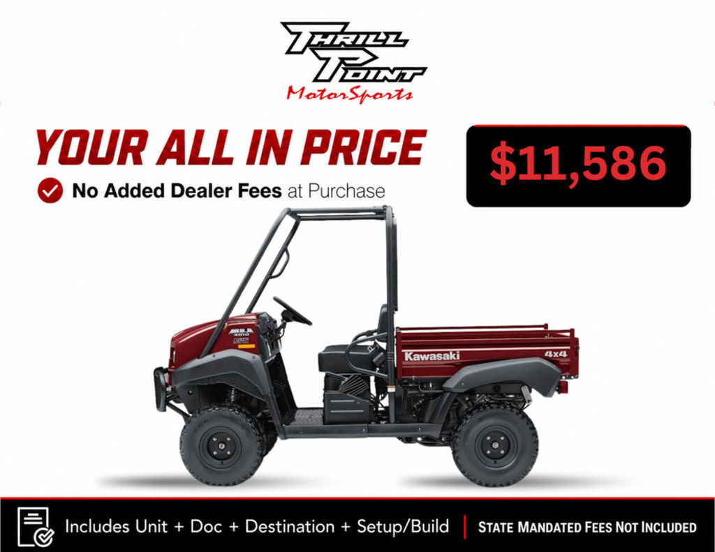 2026 Kawasaki Mule 4010 4x4 Recreation/Utility ATV
