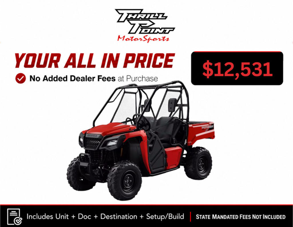 2026 Honda® Pioneer 520 BASE in medina OH