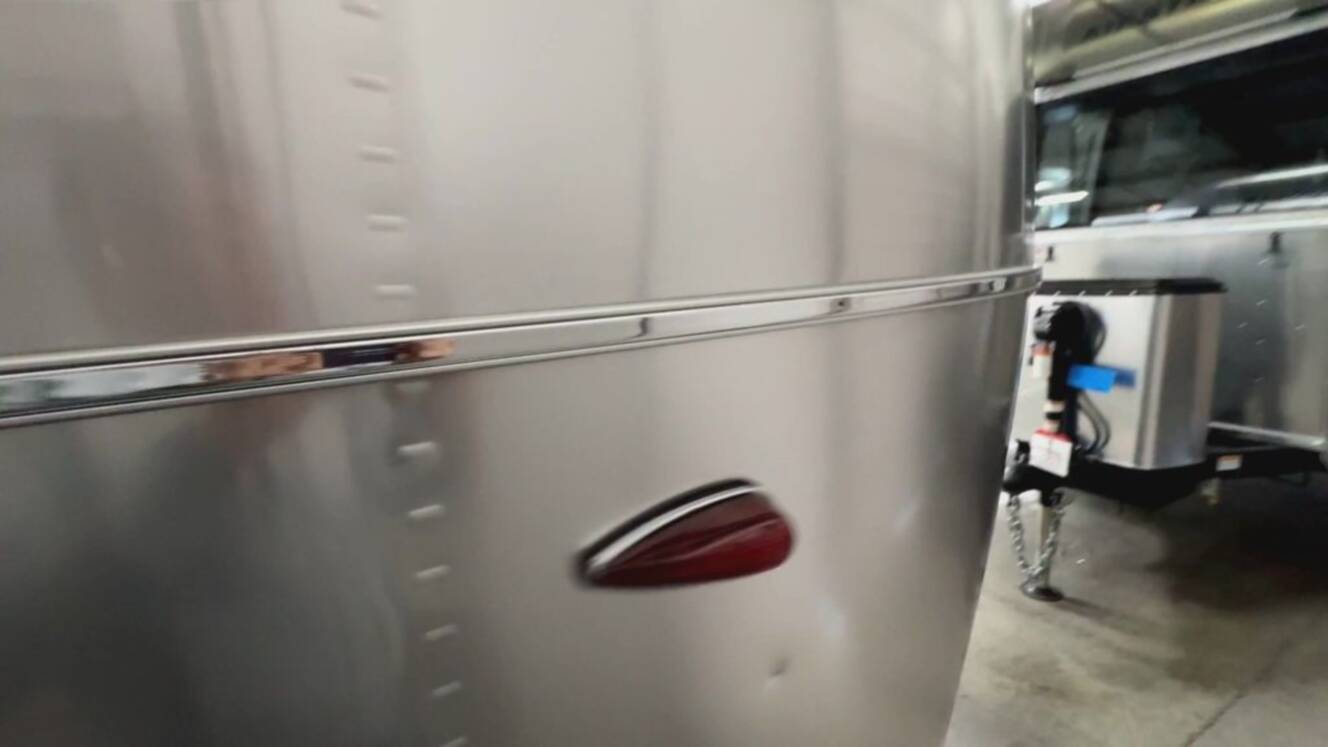 A photo of this 2026 Airstream Bambi 22FB