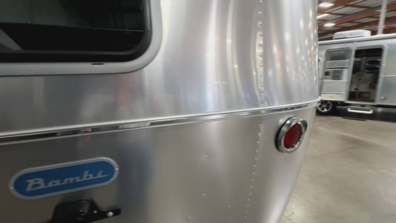 A photo of this 2026 Airstream Bambi 22FB