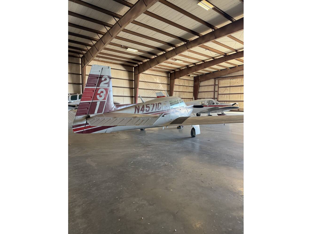A photo of this 1981 Mooney M20K MOONEY 231