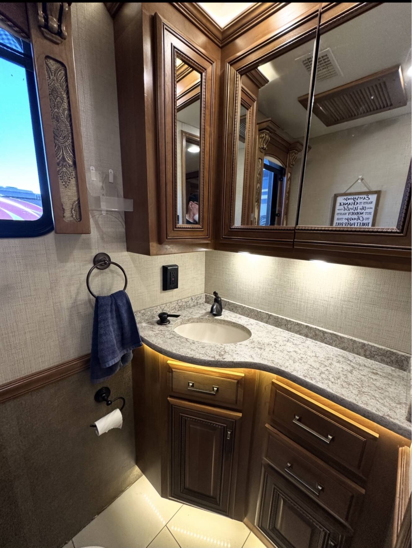 A photo of this 2016 Entegra Coach CORNERSTONE 45B