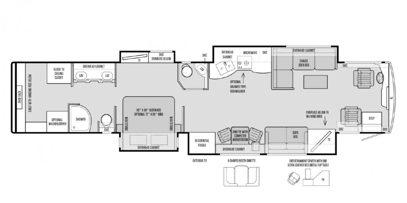 A photo of this 2015 Tiffin Motorhomes Allegro Bus 45LP