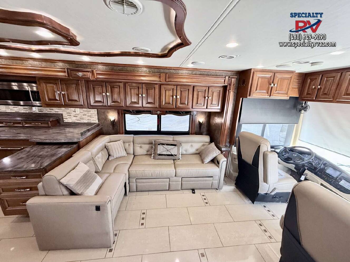 A photo of this 2015 Tiffin Motorhomes Allegro Bus 45LP