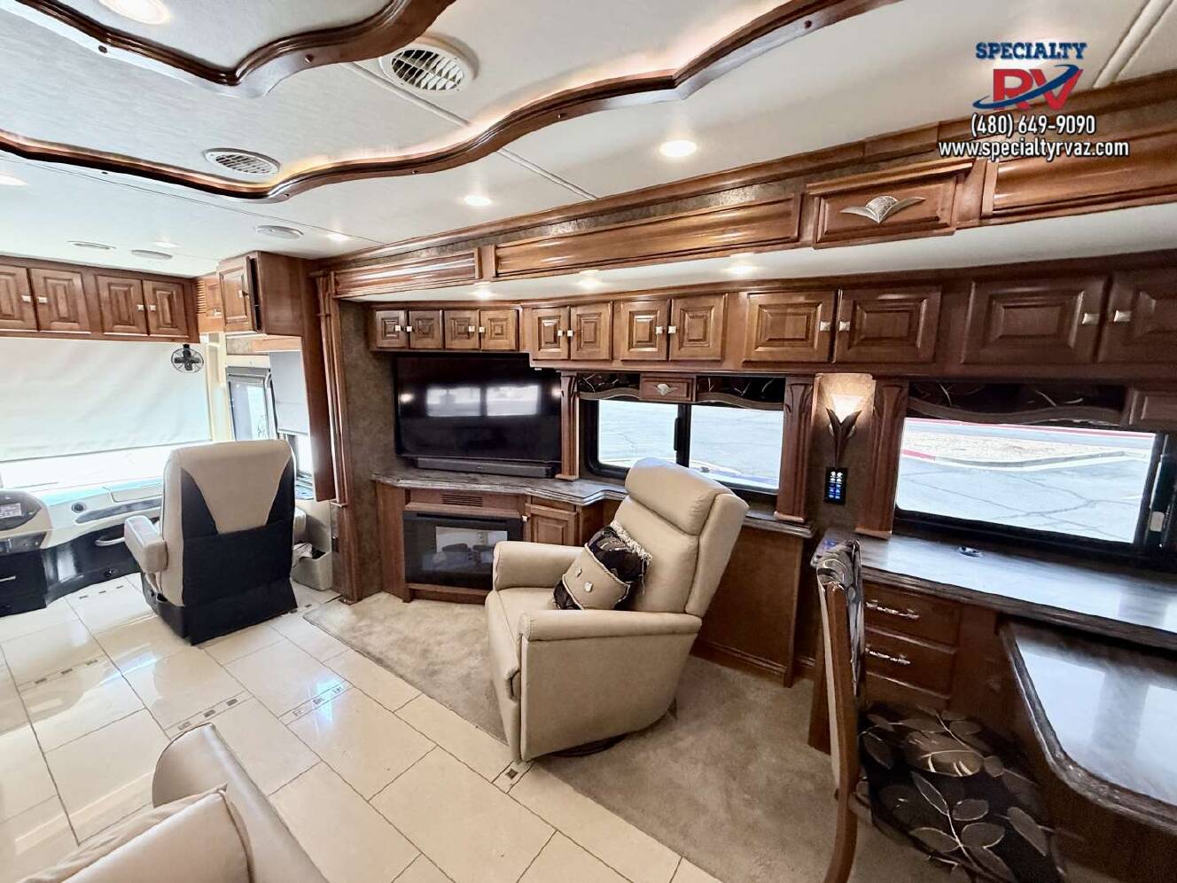 A photo of this 2015 Tiffin Motorhomes Allegro Bus 45LP