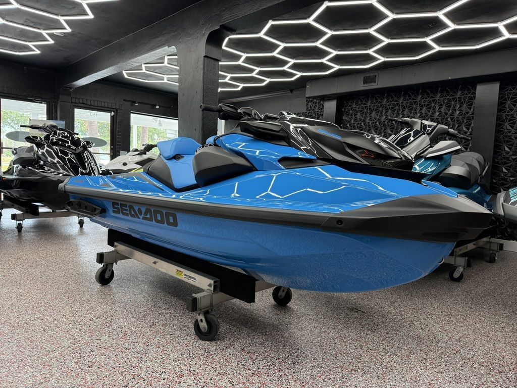 2026 Sea-Doo RXP-X 325 Tech, BRP Premium A, iBR Gulfstream Blue P X 325 in Tequesta, FL