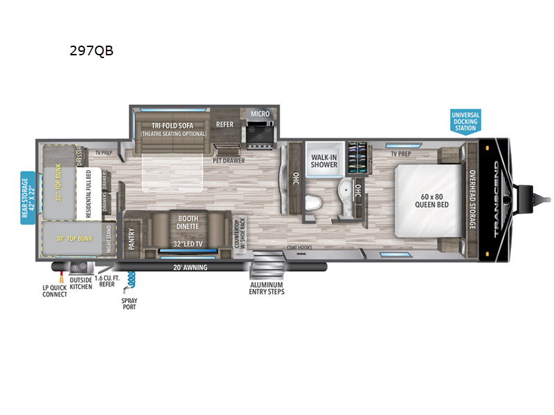 2023 Grand Design Transcend Xplor 297QB in fremont OH
