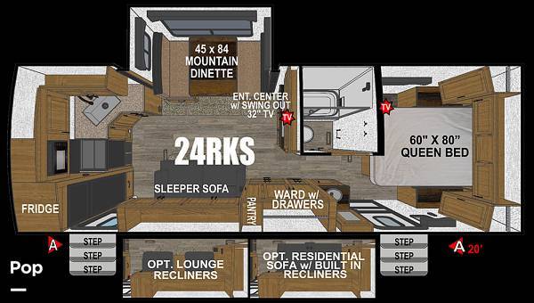 2023 Outdoors Rv Timber Ridge 24RKS Titanium Series in sequim WA