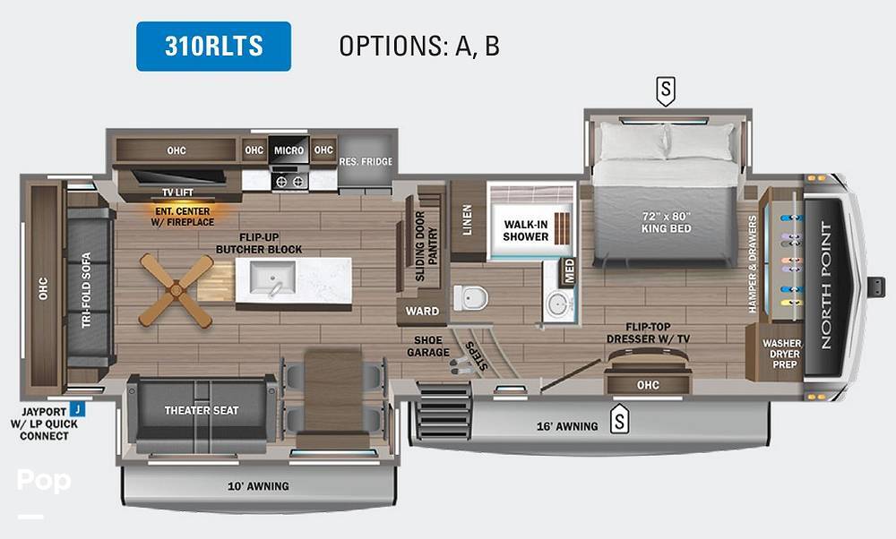 2022 Jayco North Point 310RLTS in de leon springs FL