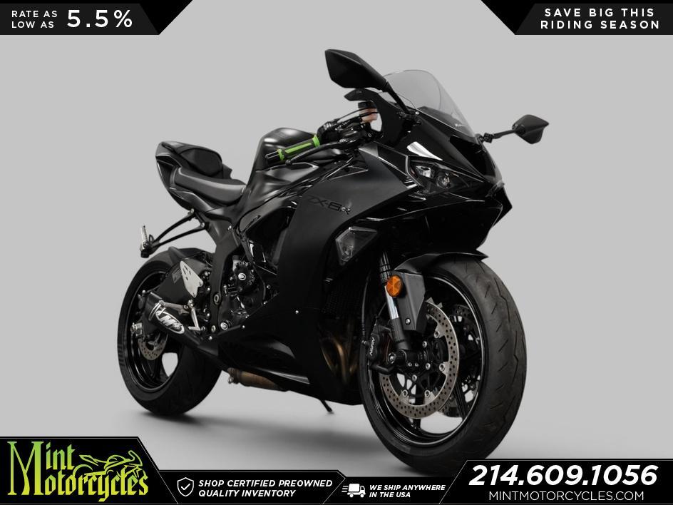 Black 2024 Kawasaki Ninja ZX-6R Motorcycles For Sale - Cycle Trader