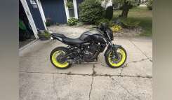 2018 Yamaha MT 07 Sportbike motorcycle