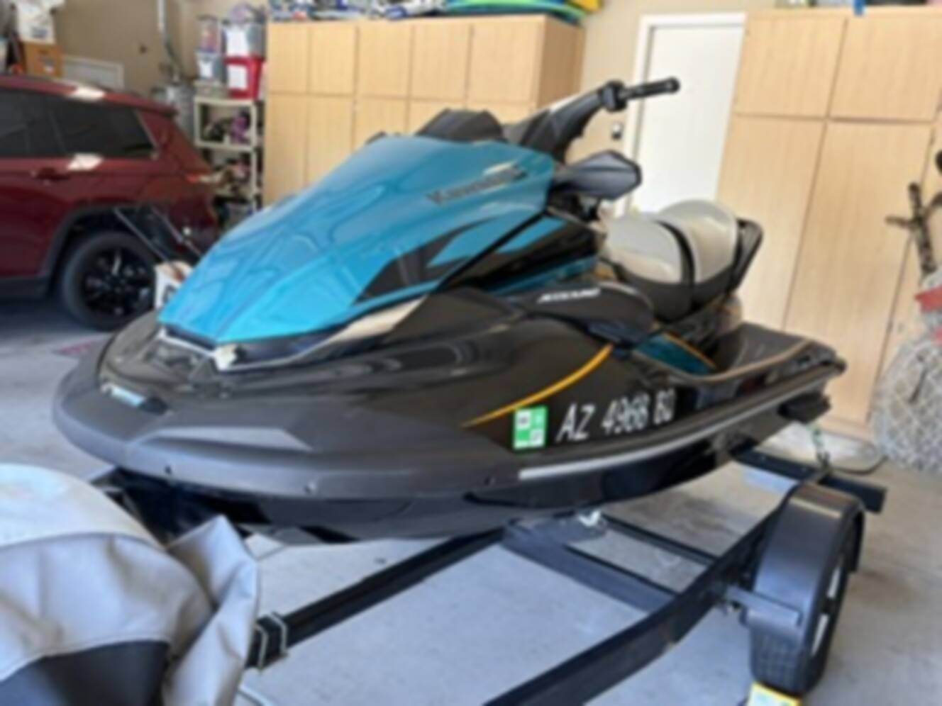 A photo of this 2022 Kawasaki STX160 LX