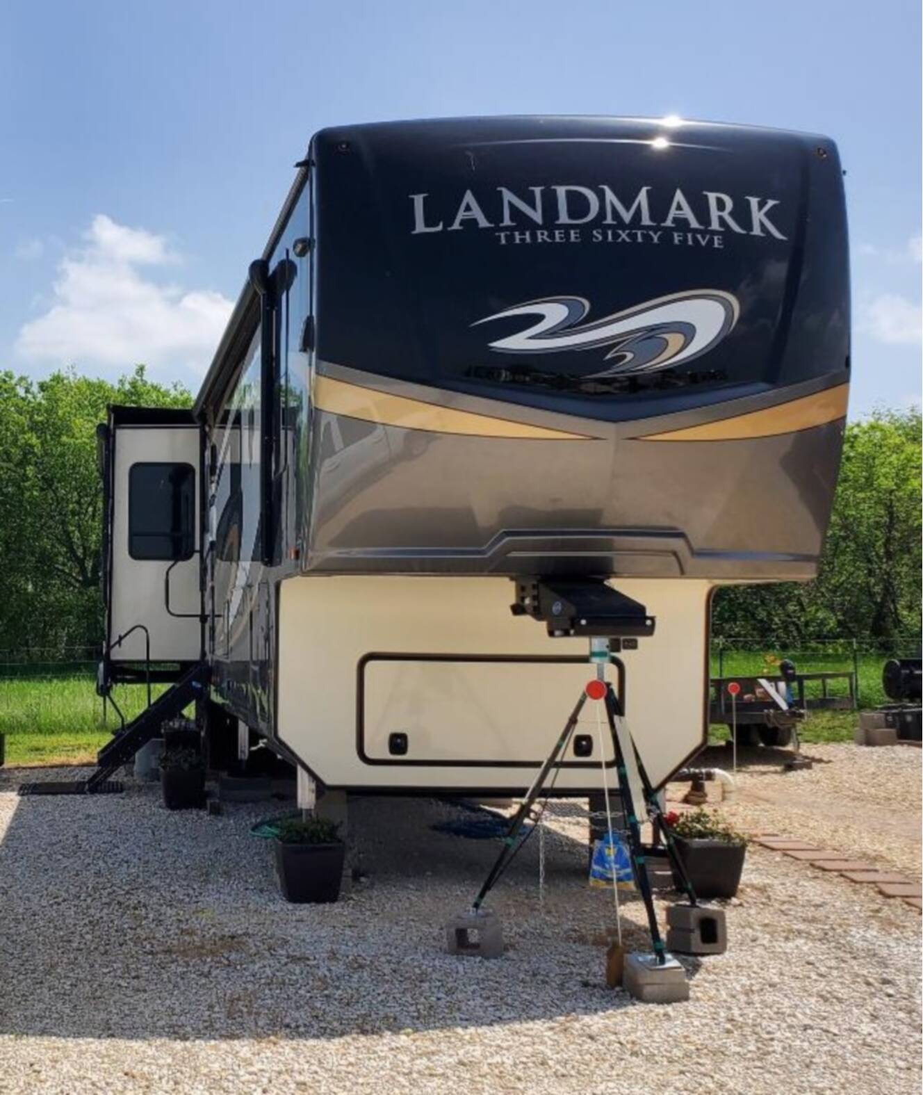 A photo of this 2021 Heartland LANDMARK 365 LM NEWPORT