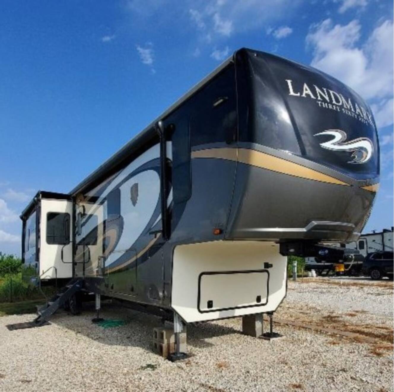 A photo of this 2021 Heartland LANDMARK 365 LM NEWPORT