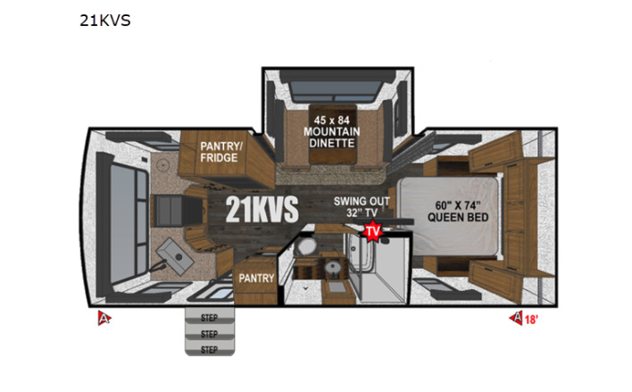 2023 Outdoors Rv Manufacturing CREEKSIDE 21KVS RV
