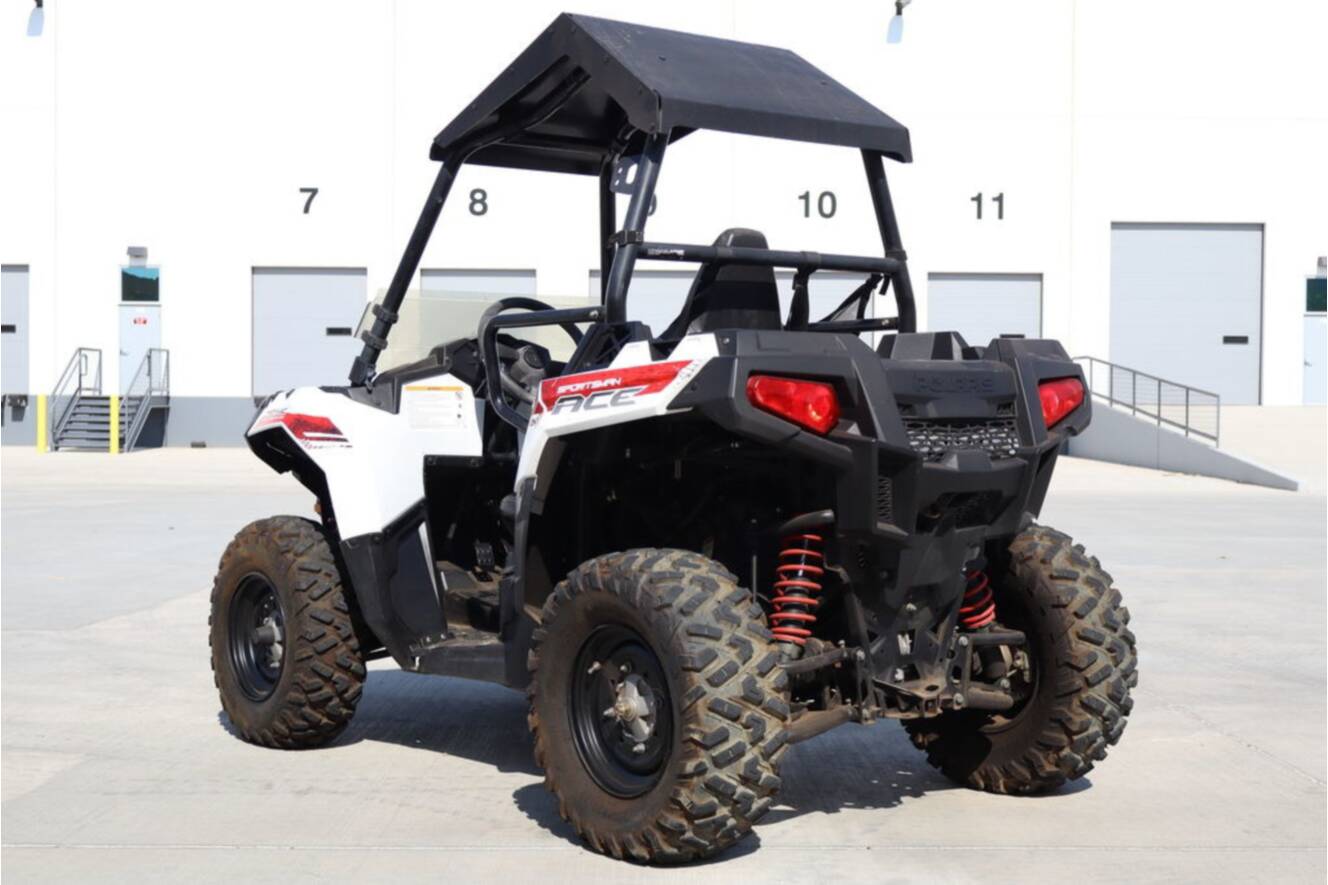 A photo of this 2014 Polaris Sportsman ACE White Lightning