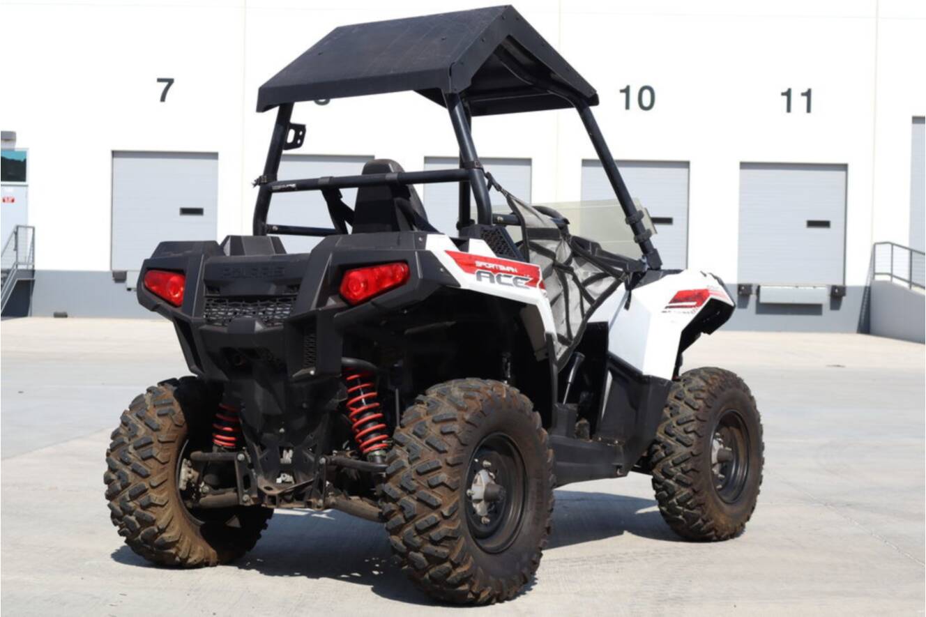 A photo of this 2014 Polaris Sportsman ACE White Lightning
