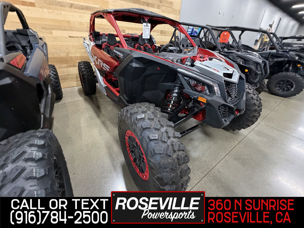 New 2025 Can-Am Maverick X3 Fiery Red & H X Rs Turbo Rr With Smart