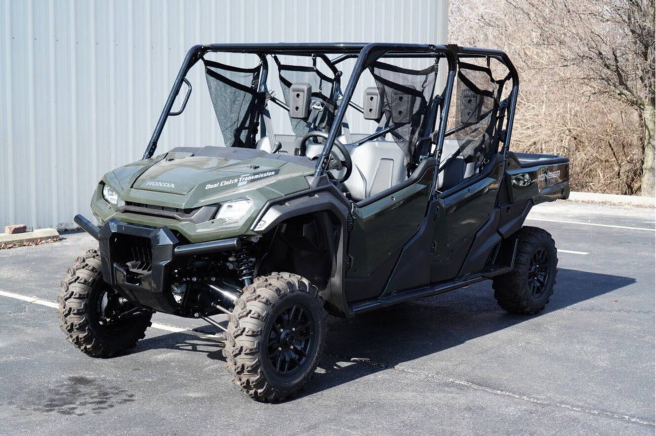 A photo of this 2024 Honda Pioneer 1000-6 Deluxe Crew