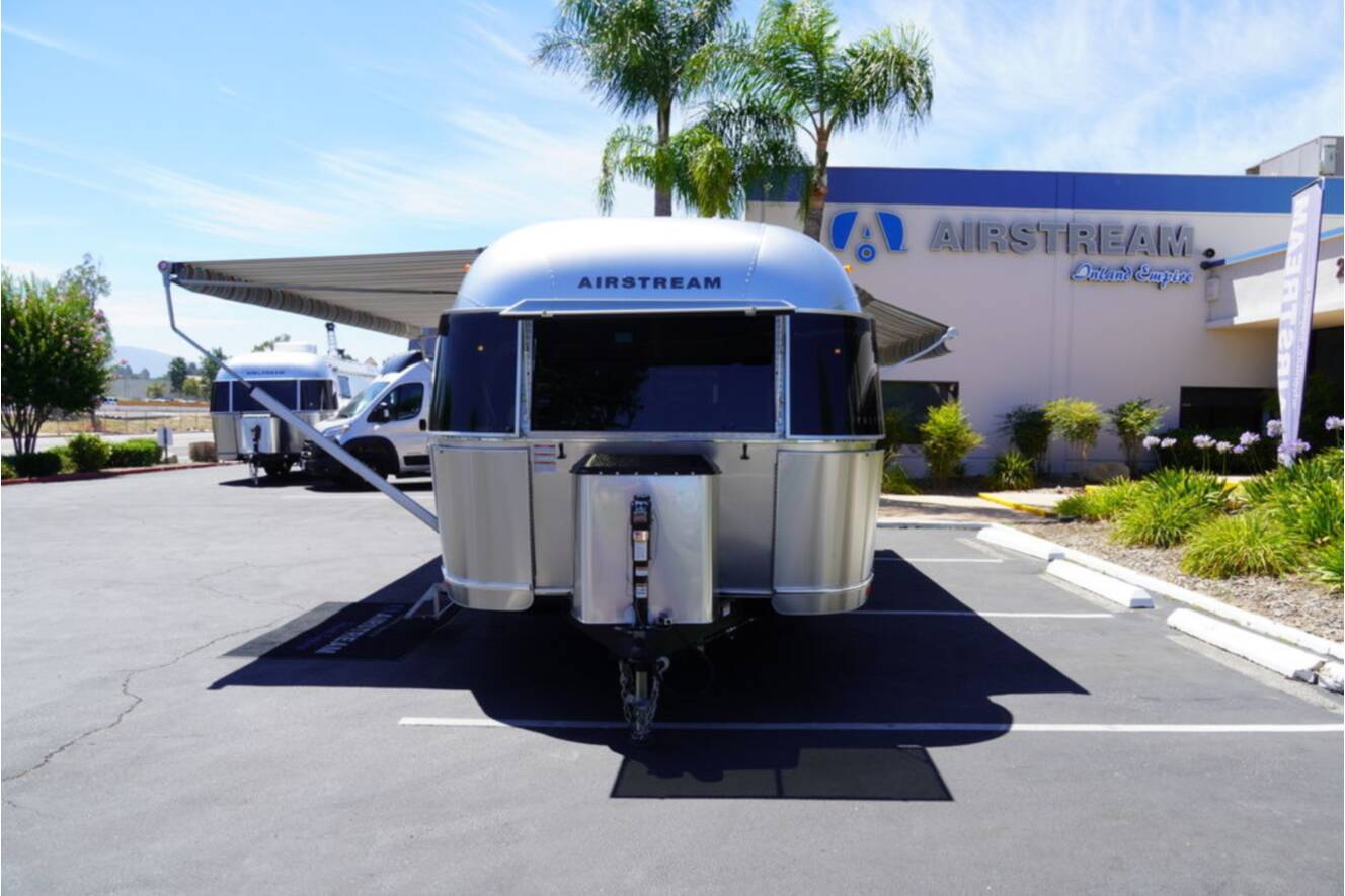 A photo of this 2025 Airstream Pottery Barn Special Edition 28RBQ