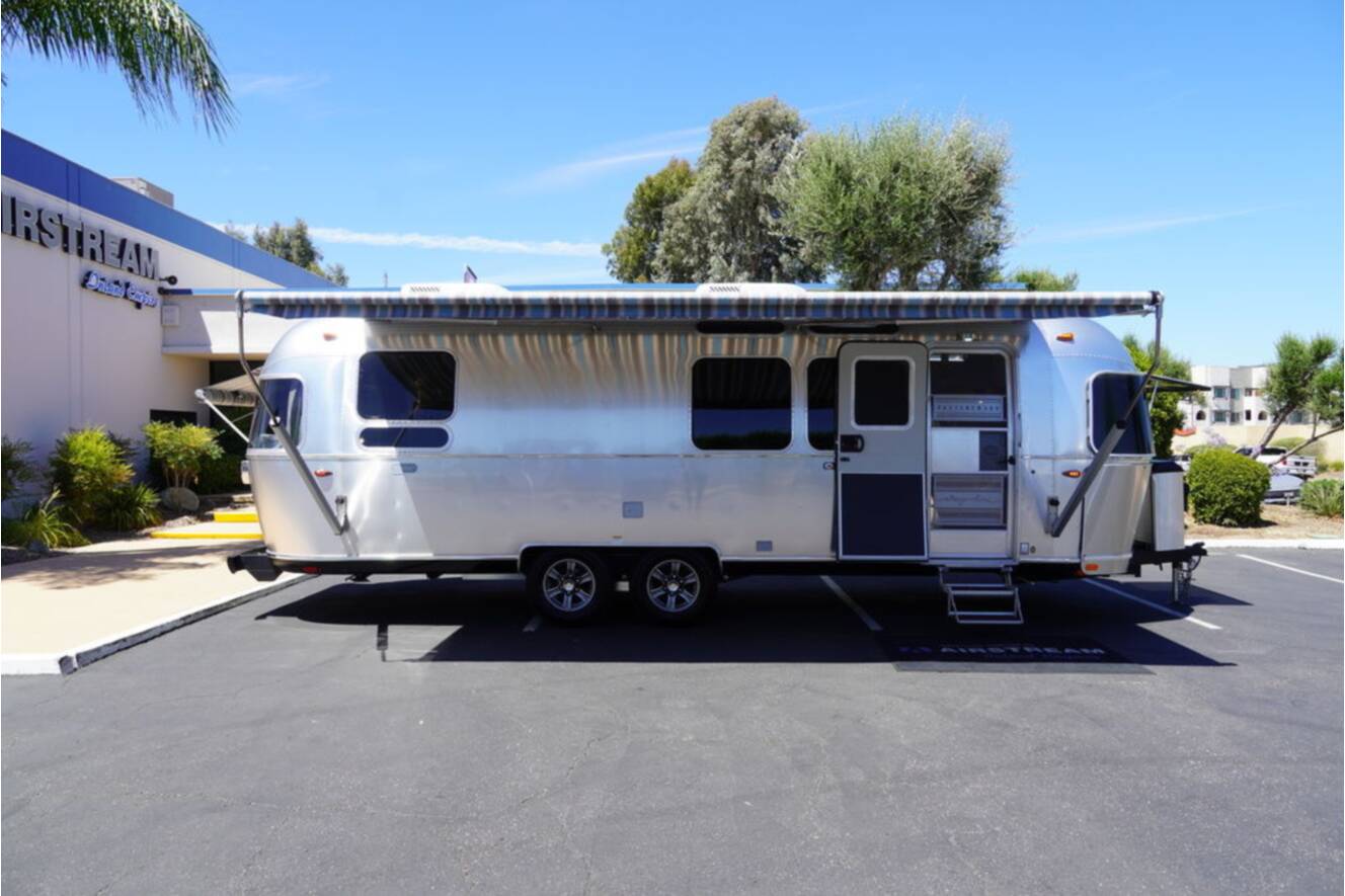 A photo of this 2025 Airstream Pottery Barn Special Edition 28RBQ