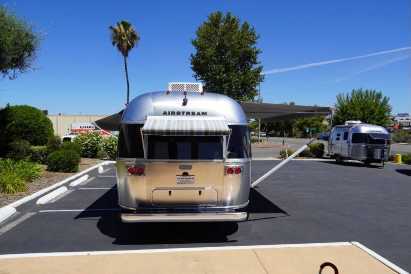 A photo of this 2025 Airstream Pottery Barn Special Edition 28RBQ