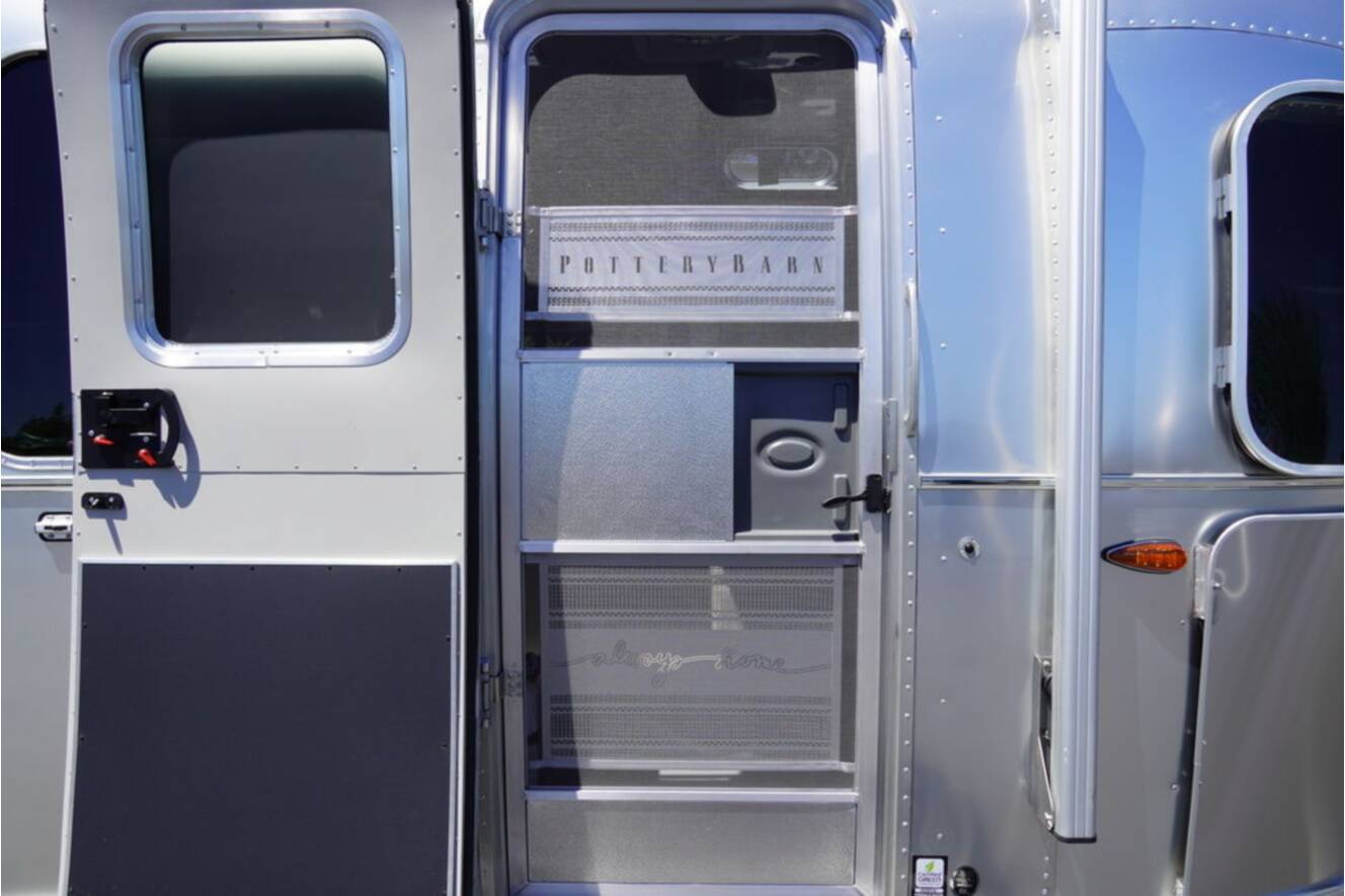 A photo of this 2025 Airstream Pottery Barn Special Edition 28RBQ