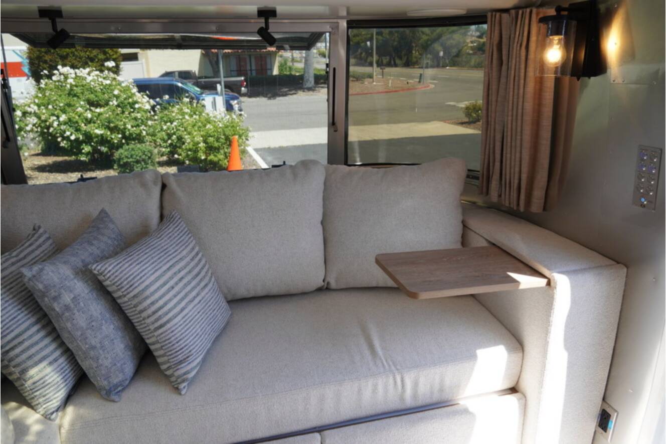 A photo of this 2025 Airstream Pottery Barn Special Edition 28RBQ