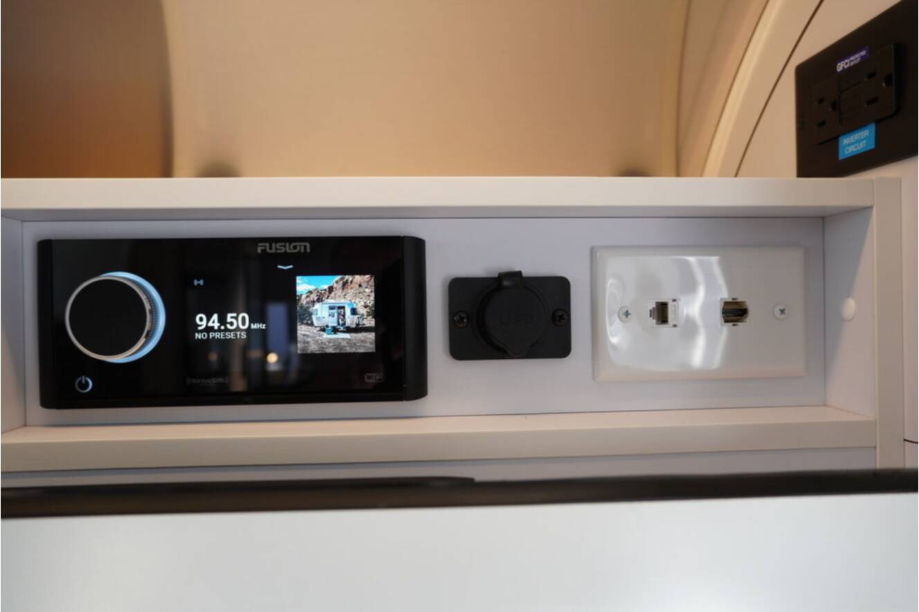 A photo of this 2025 Airstream Pottery Barn Special Edition 28RBQ