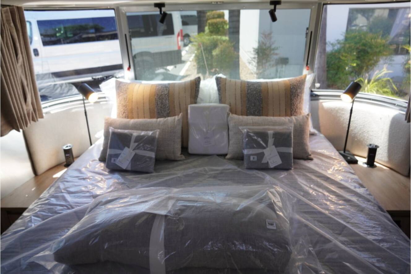 A photo of this 2025 Airstream Pottery Barn Special Edition 28RBQ