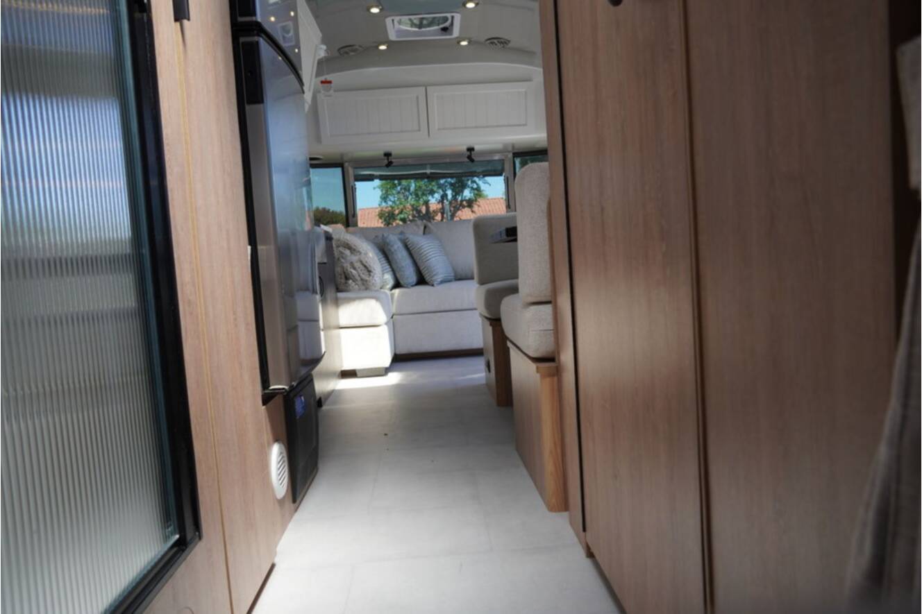 A photo of this 2025 Airstream Pottery Barn Special Edition 28RBQ