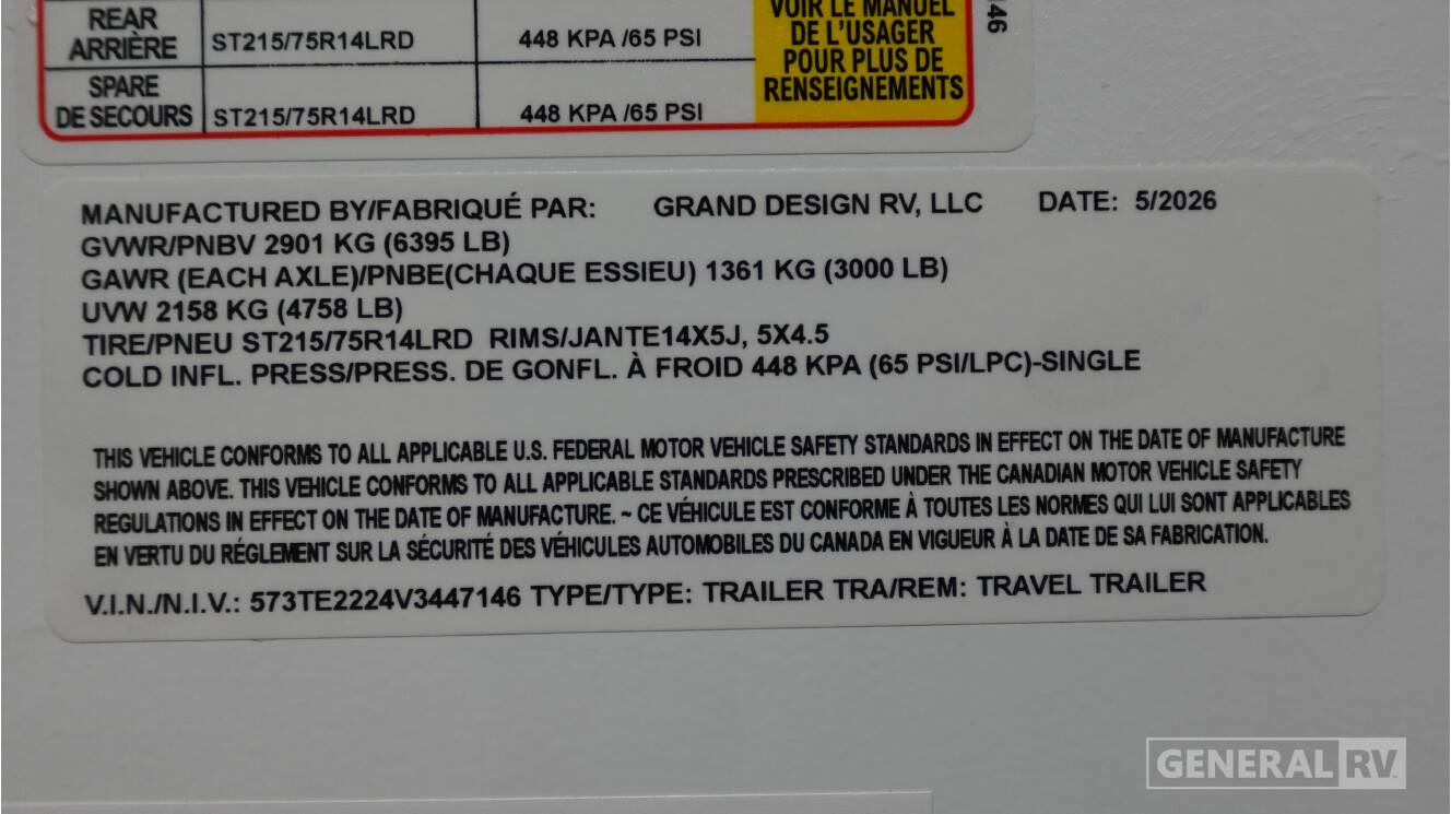 A photo of this 2027 Grand Design IMAGINE XLS 17MKE