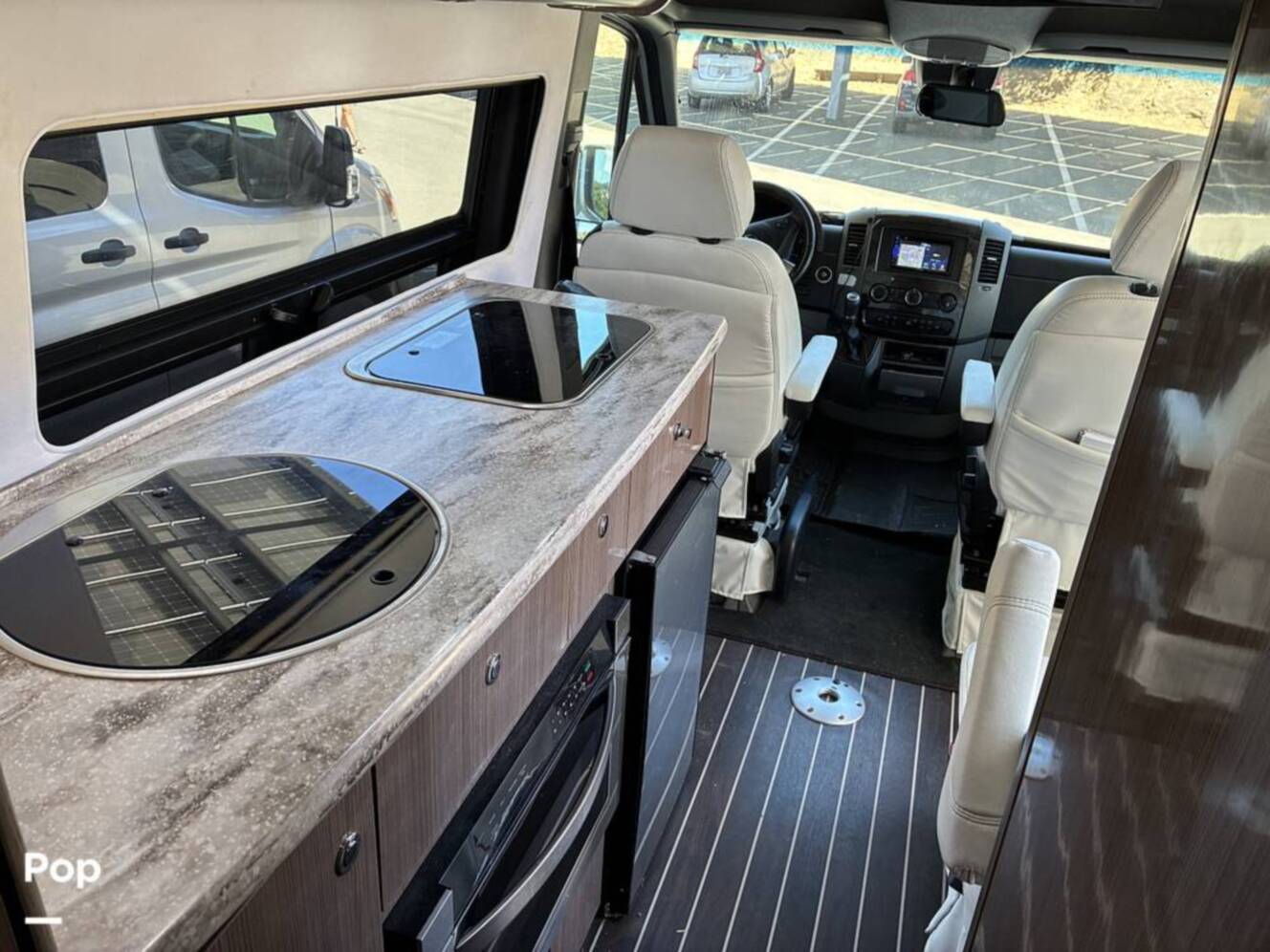 A photo of this 2017 Airstream Interstate EXT Lounge Twin Wardrobe