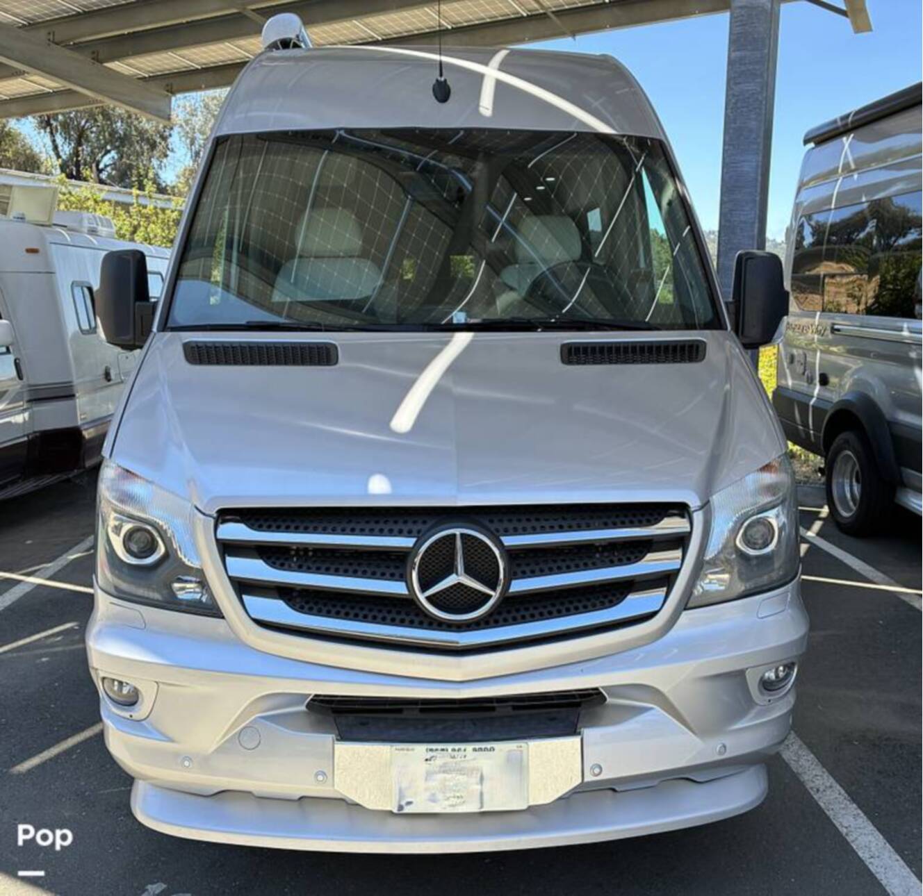A photo of this 2017 Airstream Interstate EXT Lounge Twin Wardrobe