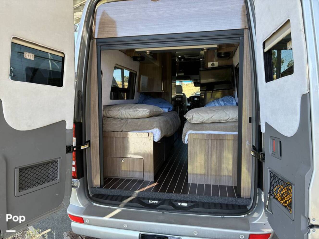 A photo of this 2017 Airstream Interstate EXT Lounge Twin Wardrobe