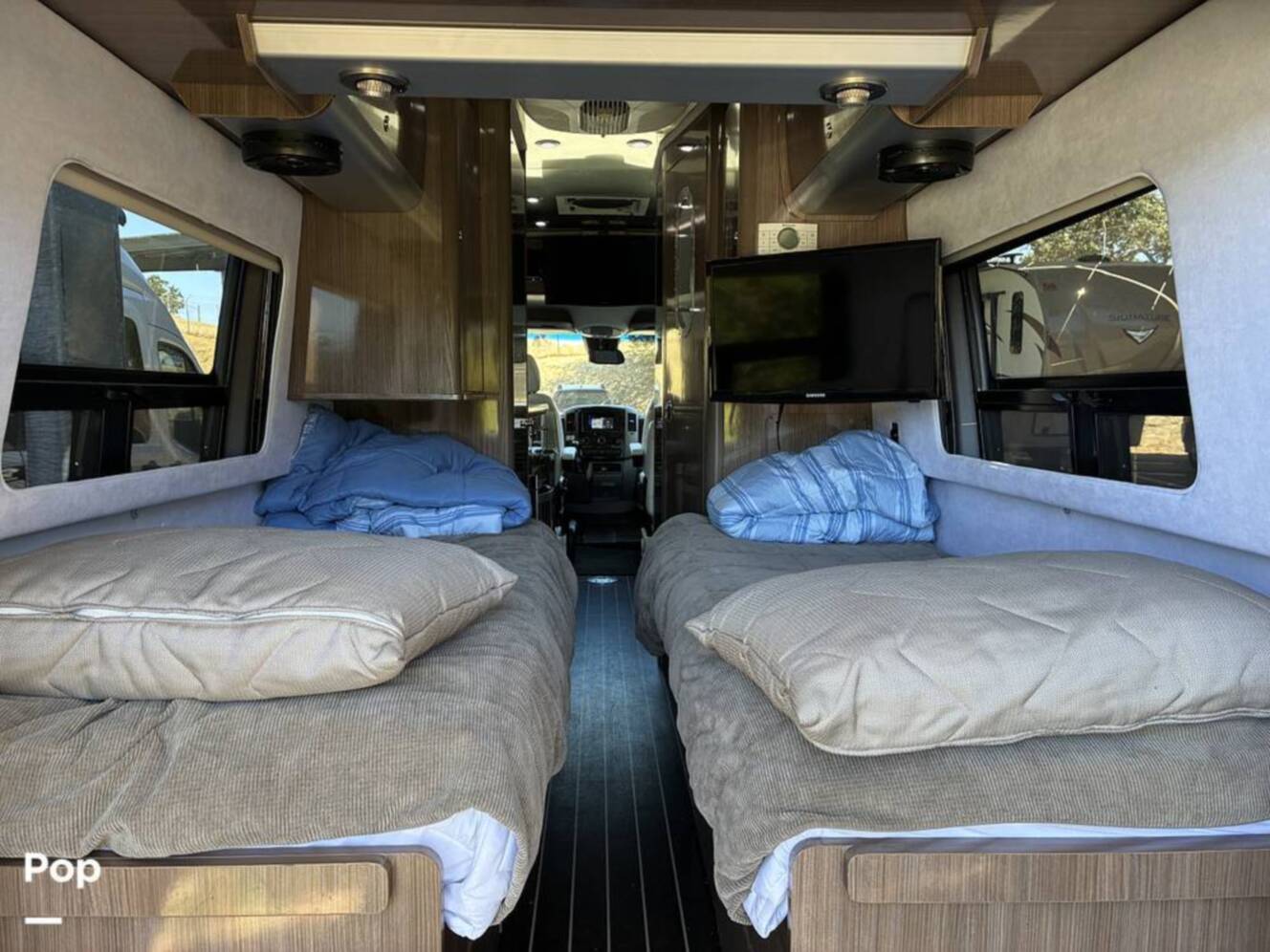 A photo of this 2017 Airstream Interstate EXT Lounge Twin Wardrobe