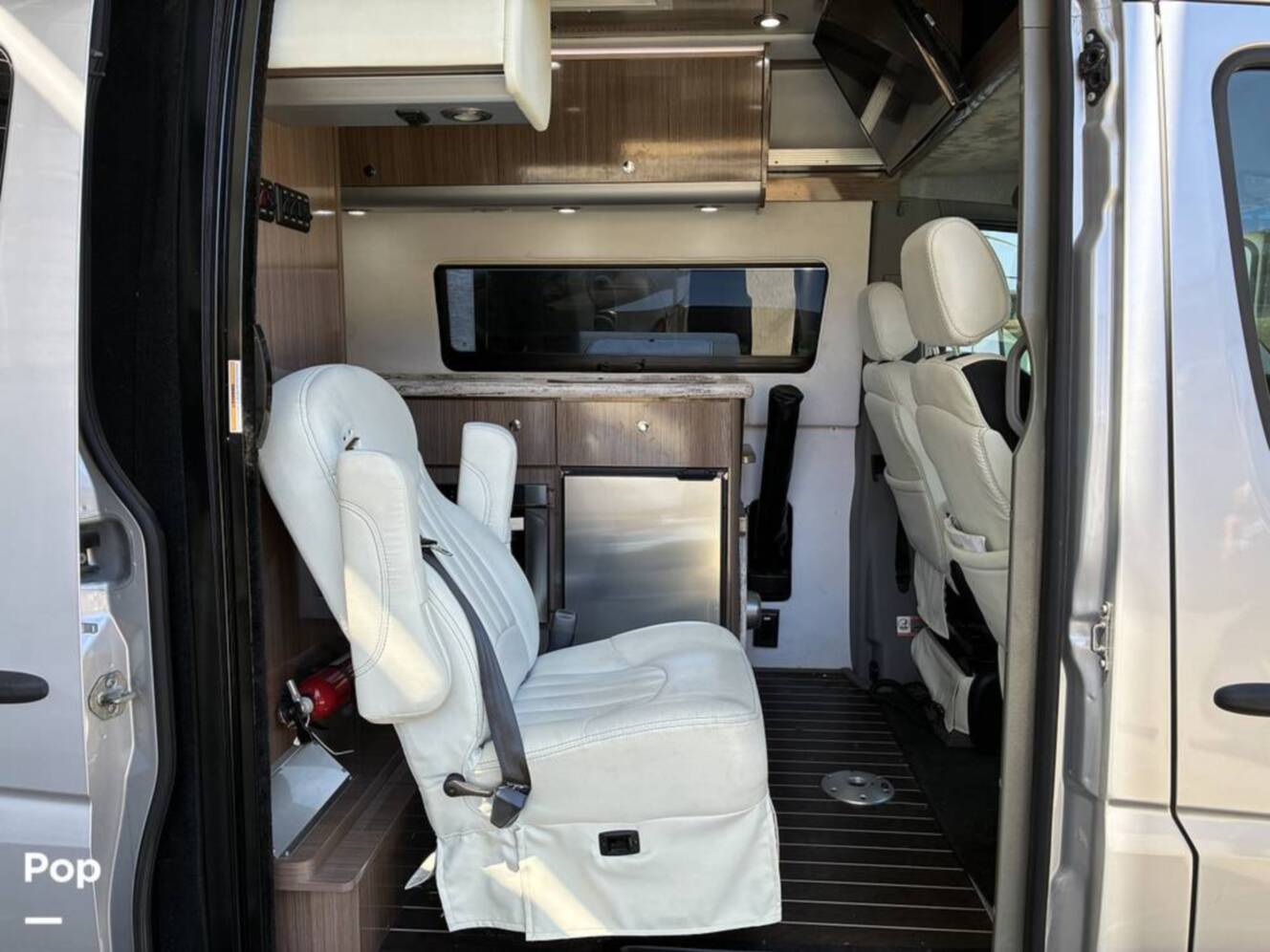 A photo of this 2017 Airstream Interstate EXT Lounge Twin Wardrobe