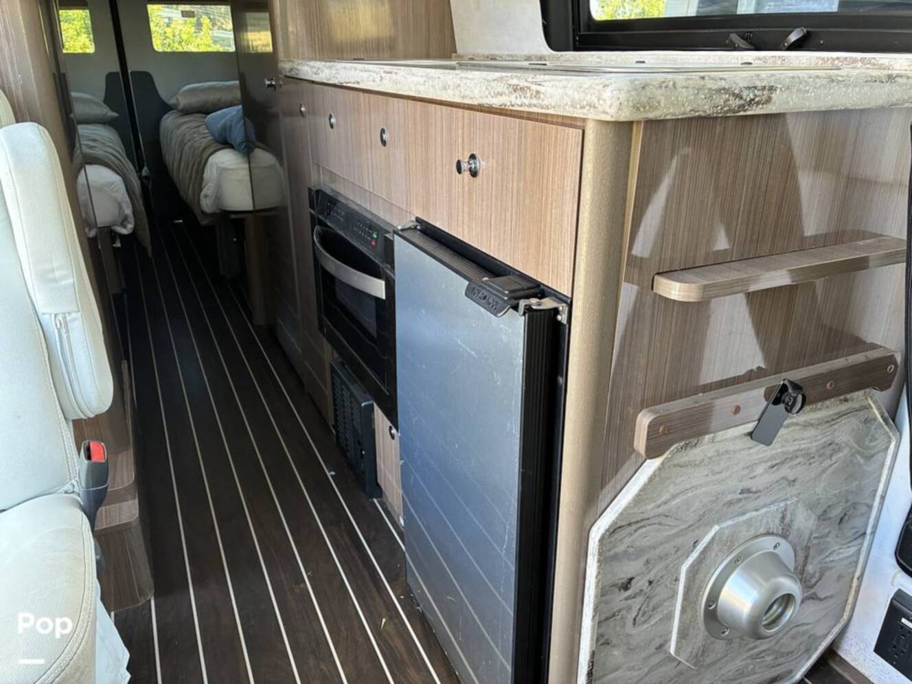 A photo of this 2017 Airstream Interstate EXT Lounge Twin Wardrobe