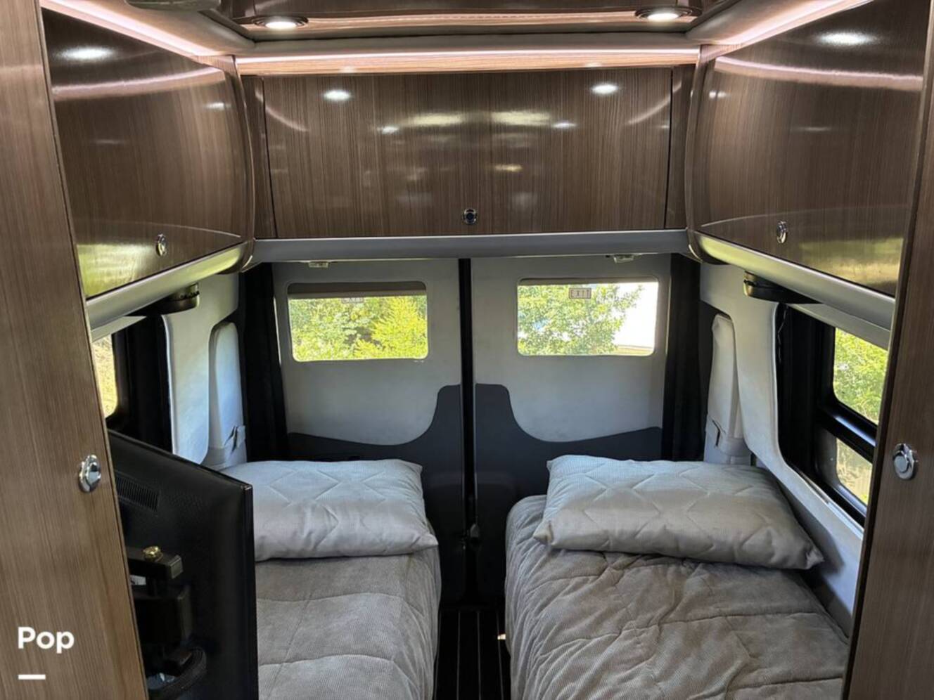 A photo of this 2017 Airstream Interstate EXT Lounge Twin Wardrobe