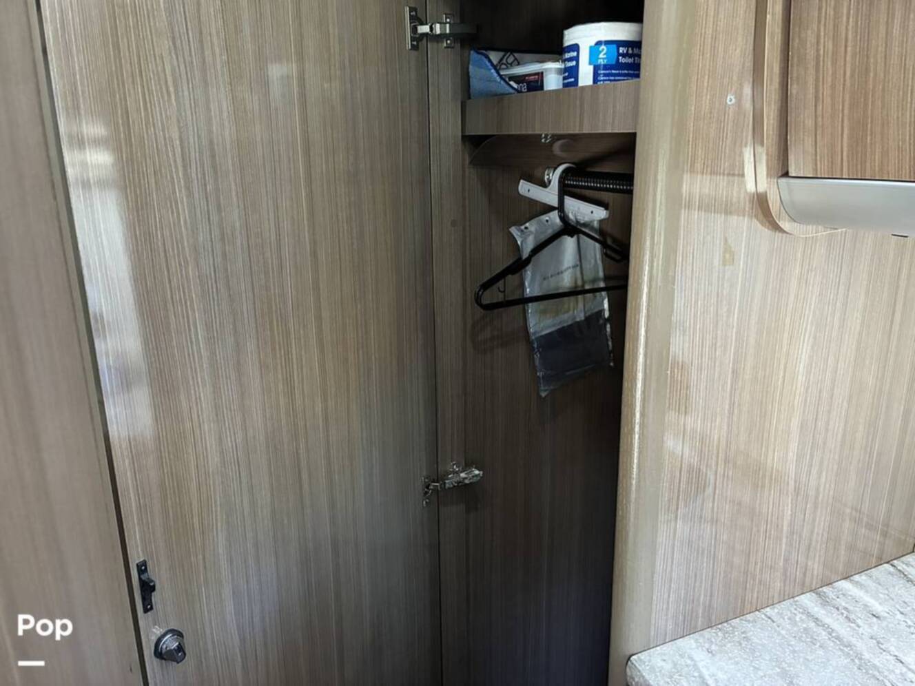 A photo of this 2017 Airstream Interstate EXT Lounge Twin Wardrobe
