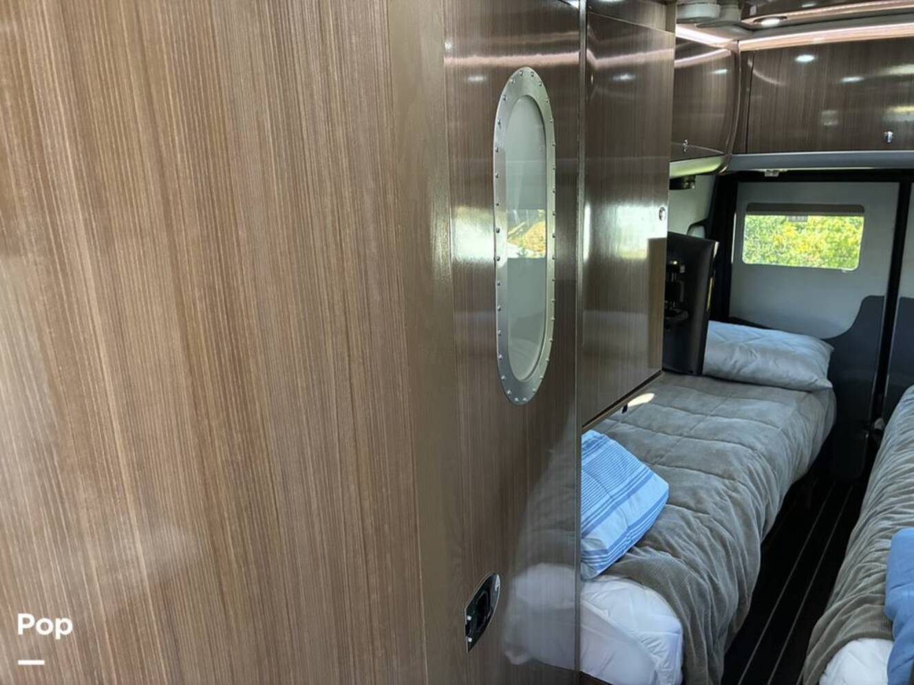 A photo of this 2017 Airstream Interstate EXT Lounge Twin Wardrobe