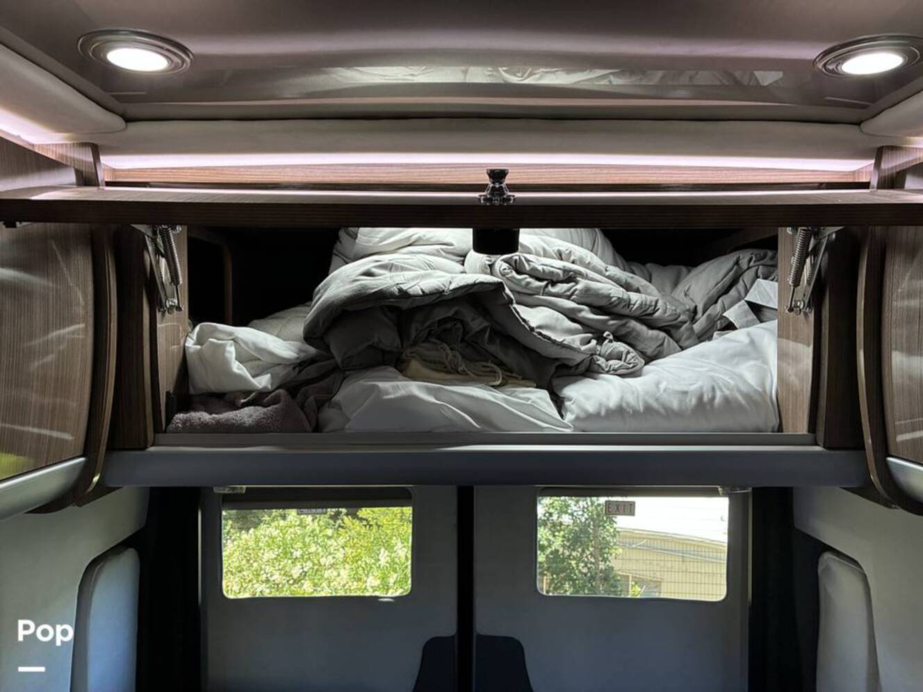 A photo of this 2017 Airstream Interstate EXT Lounge Twin Wardrobe