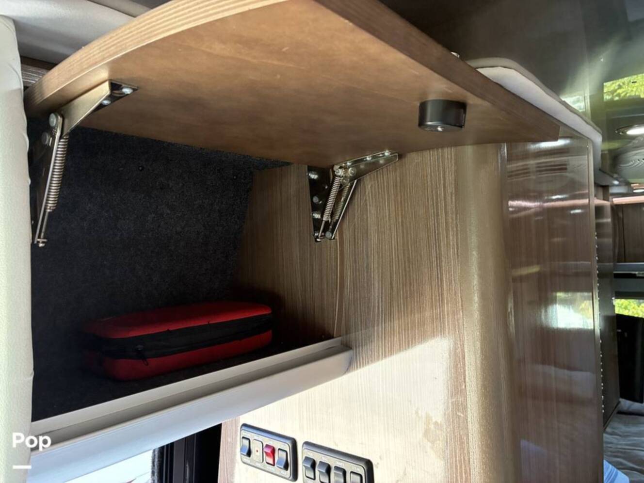 A photo of this 2017 Airstream Interstate EXT Lounge Twin Wardrobe
