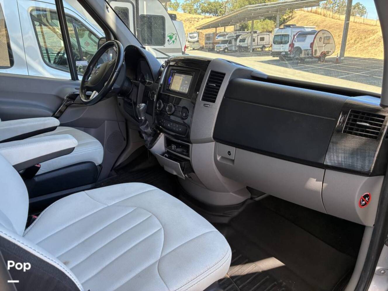 A photo of this 2017 Airstream Interstate EXT Lounge Twin Wardrobe