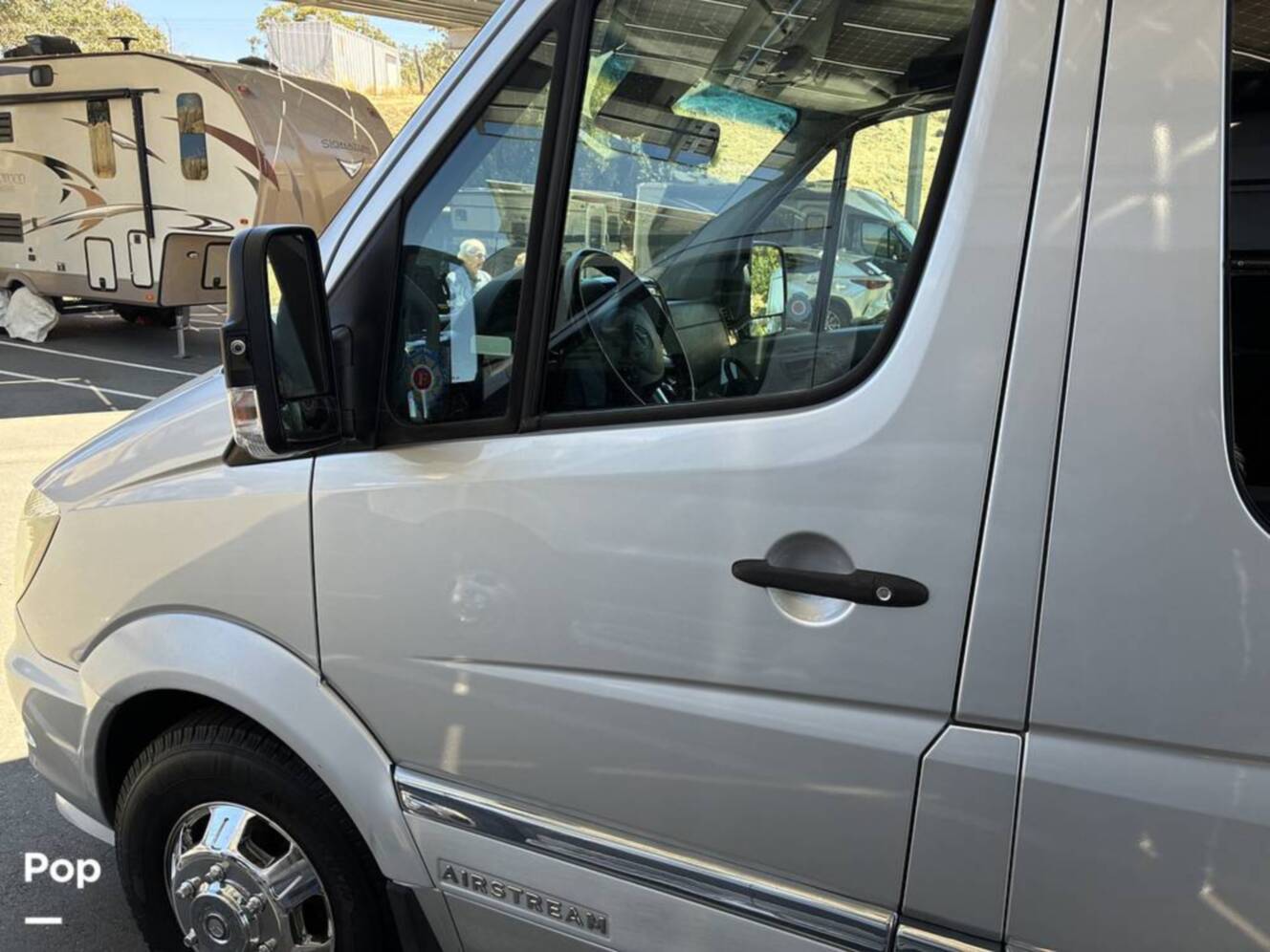 A photo of this 2017 Airstream Interstate EXT Lounge Twin Wardrobe