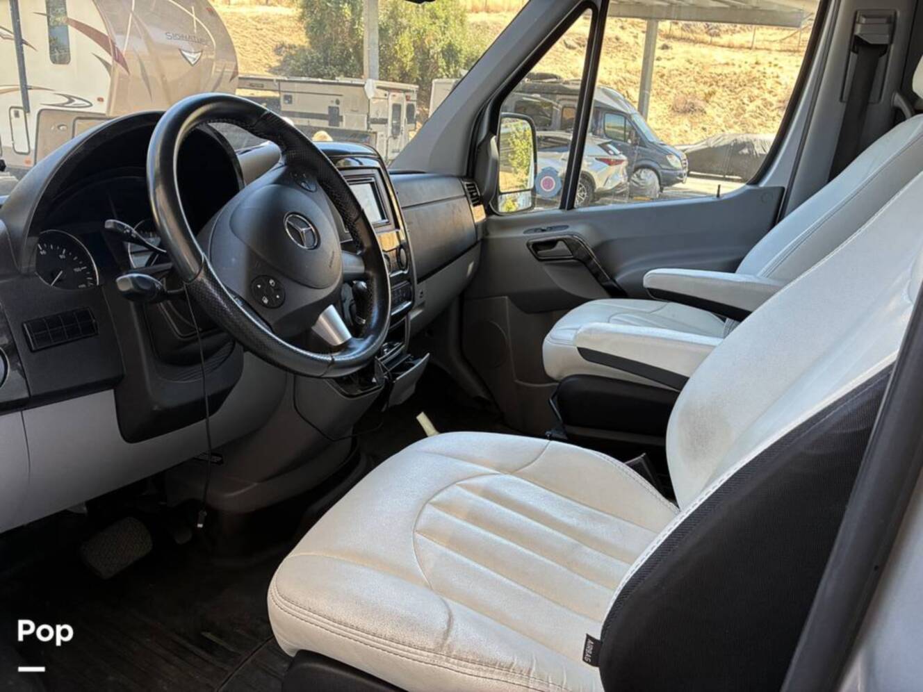 A photo of this 2017 Airstream Interstate EXT Lounge Twin Wardrobe