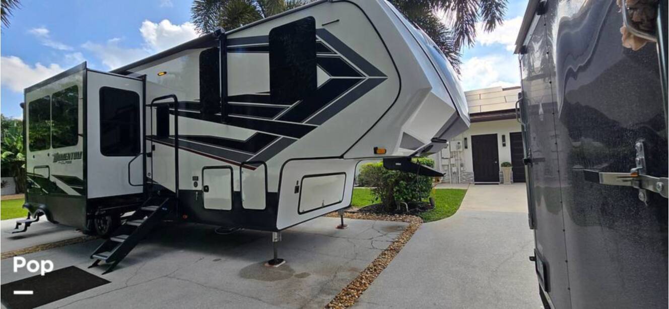 A photo of this 2020 Grand Design Momentum 351M